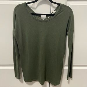 Army green long sleeve- SM